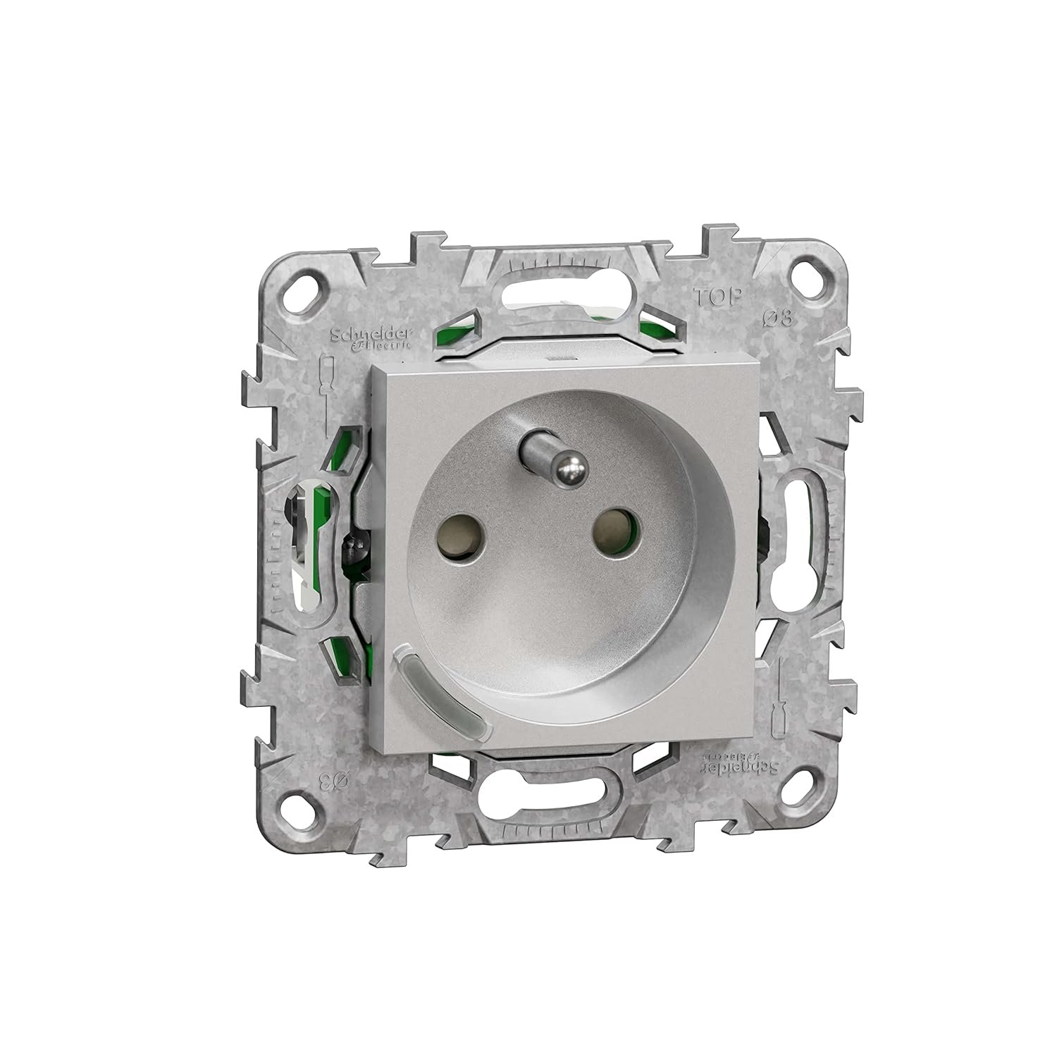 Enchufe inteligente Schneider Wiser 16A color Aluminio